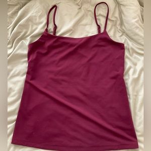 Express Body Contour Red Camisole